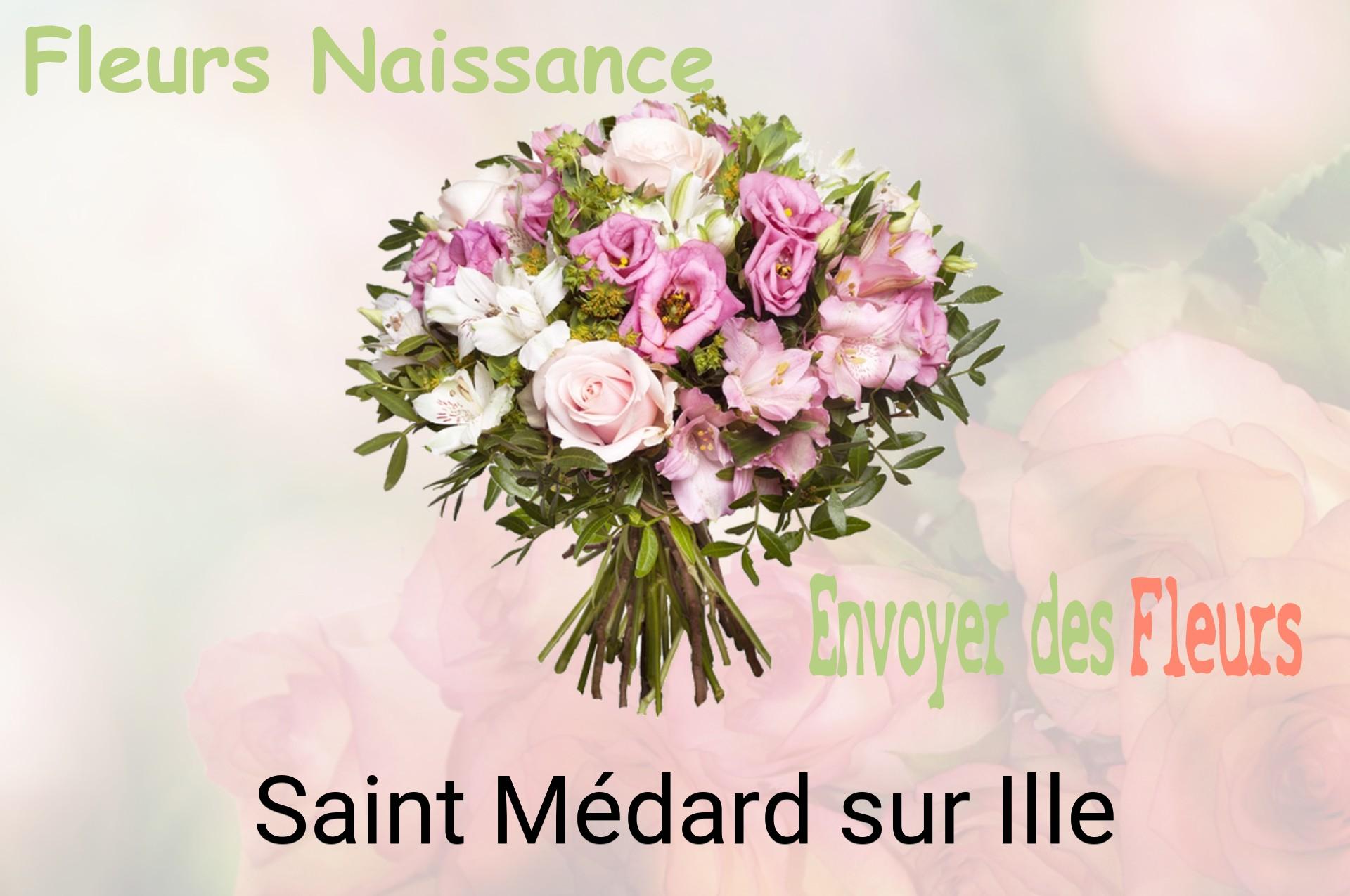 Bouquet de fleurs de naissance livré à Saint-Médard-sur-Ille